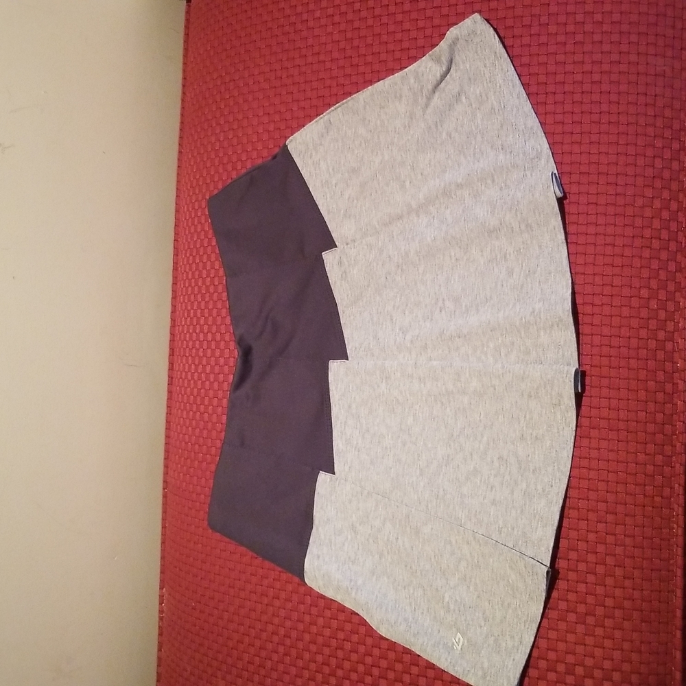 Small Bolle High Performance Tennis Golf Skirt Skort Grey Black (no undershorts)